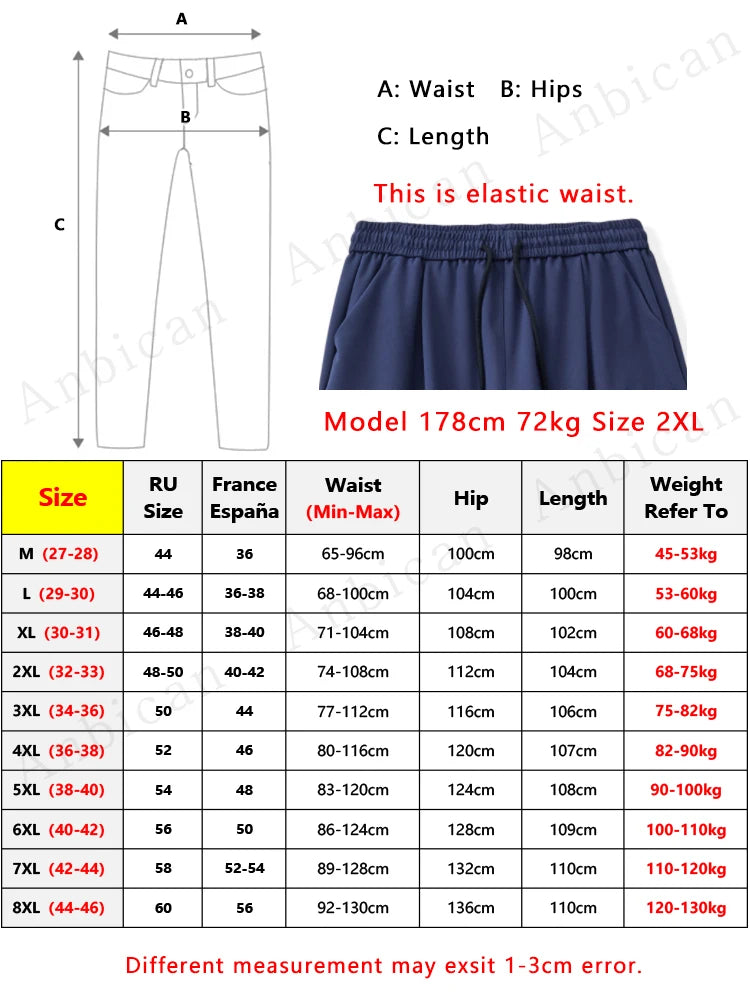 Lightweight Summer Cargo Pants Men