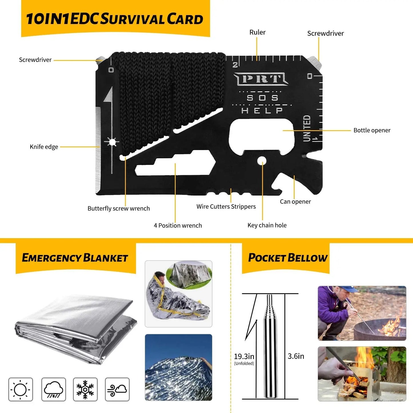Emergency Outdoor Survival Kit