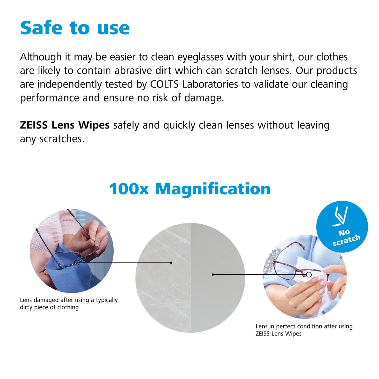Lens Cleaner Wipes, 100pk