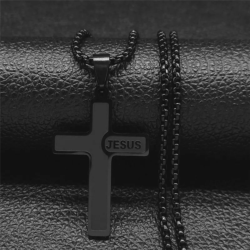 Stainless Steel Cross Necklace