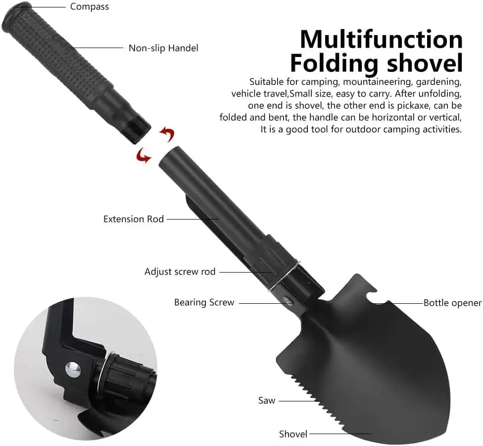 Multifunctional Camping Shovel