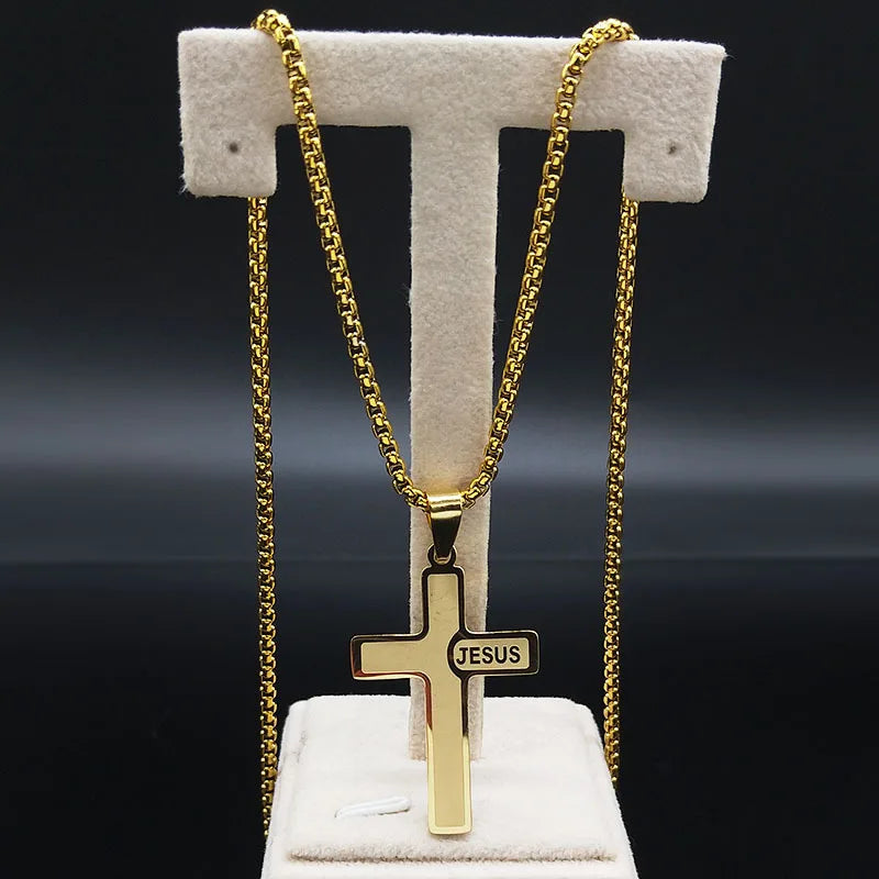 Stainless Steel Cross Necklace