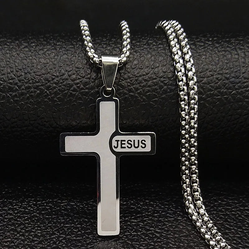 Stainless Steel Cross Necklace