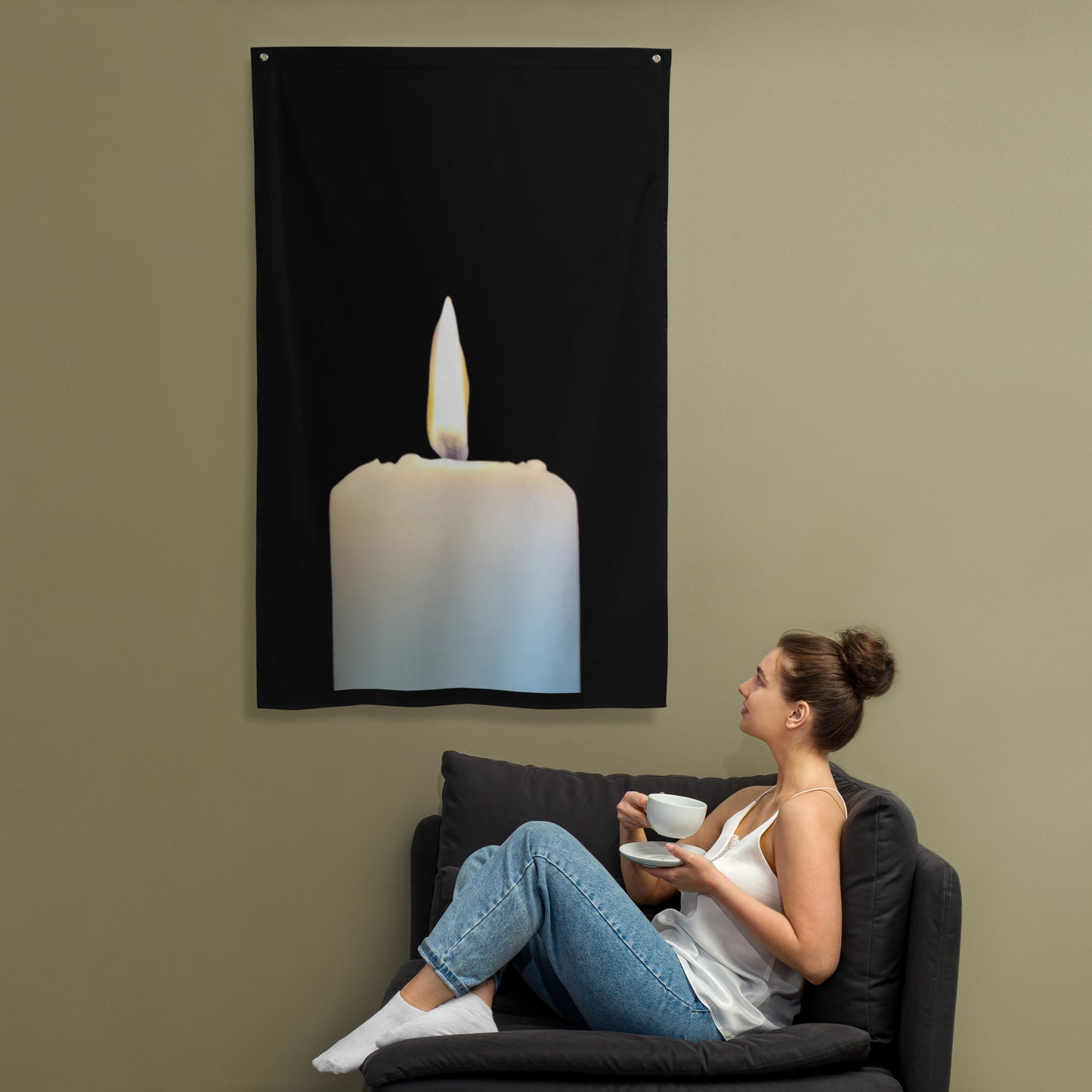 Candle Flag