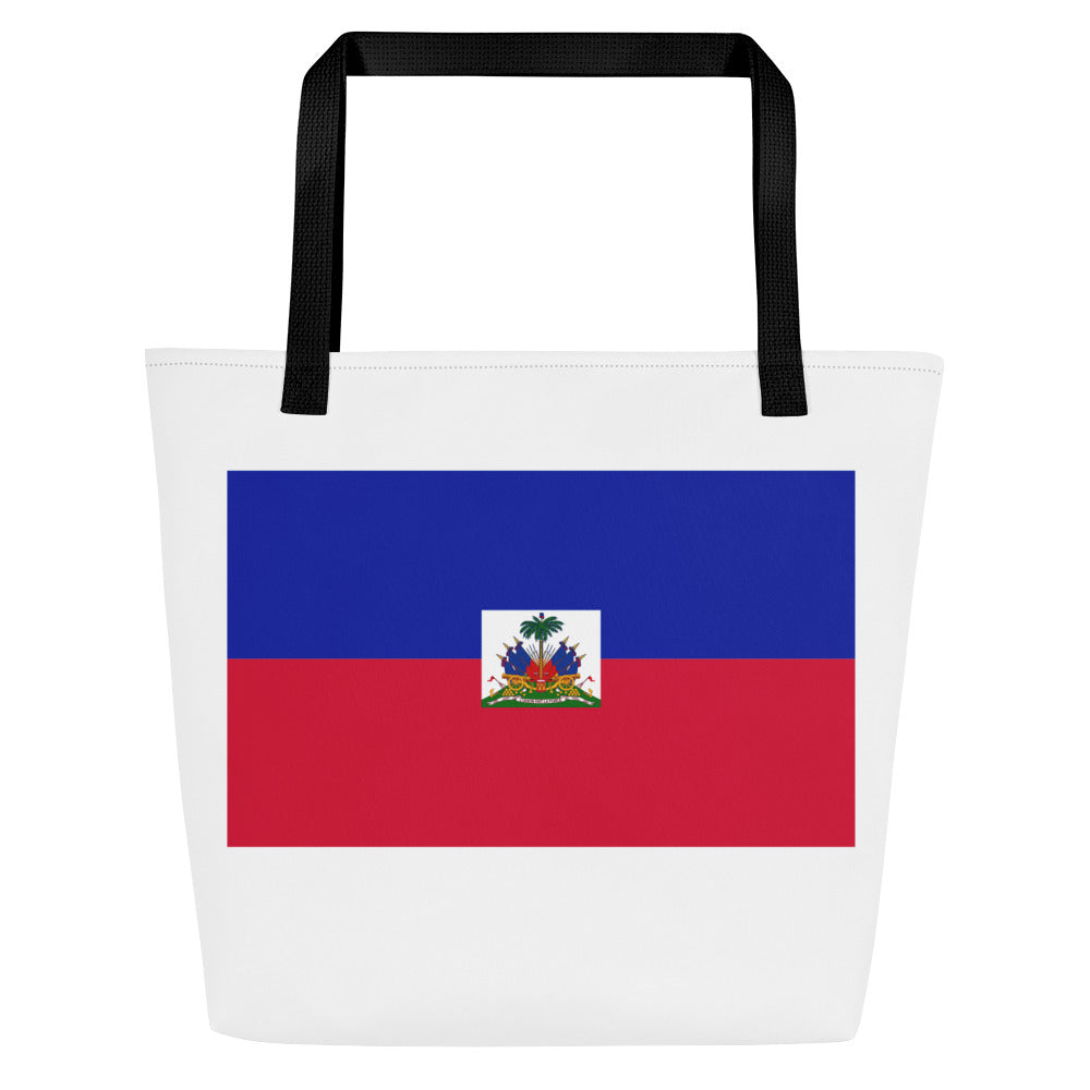 Haitian Flag Tote Bag