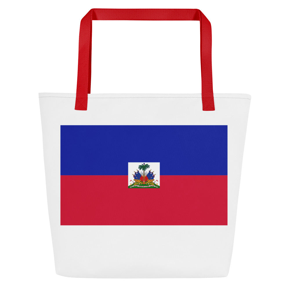 Haitian Flag Tote Bag