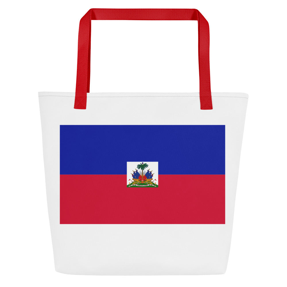 Haitian Flag Tote Bag
