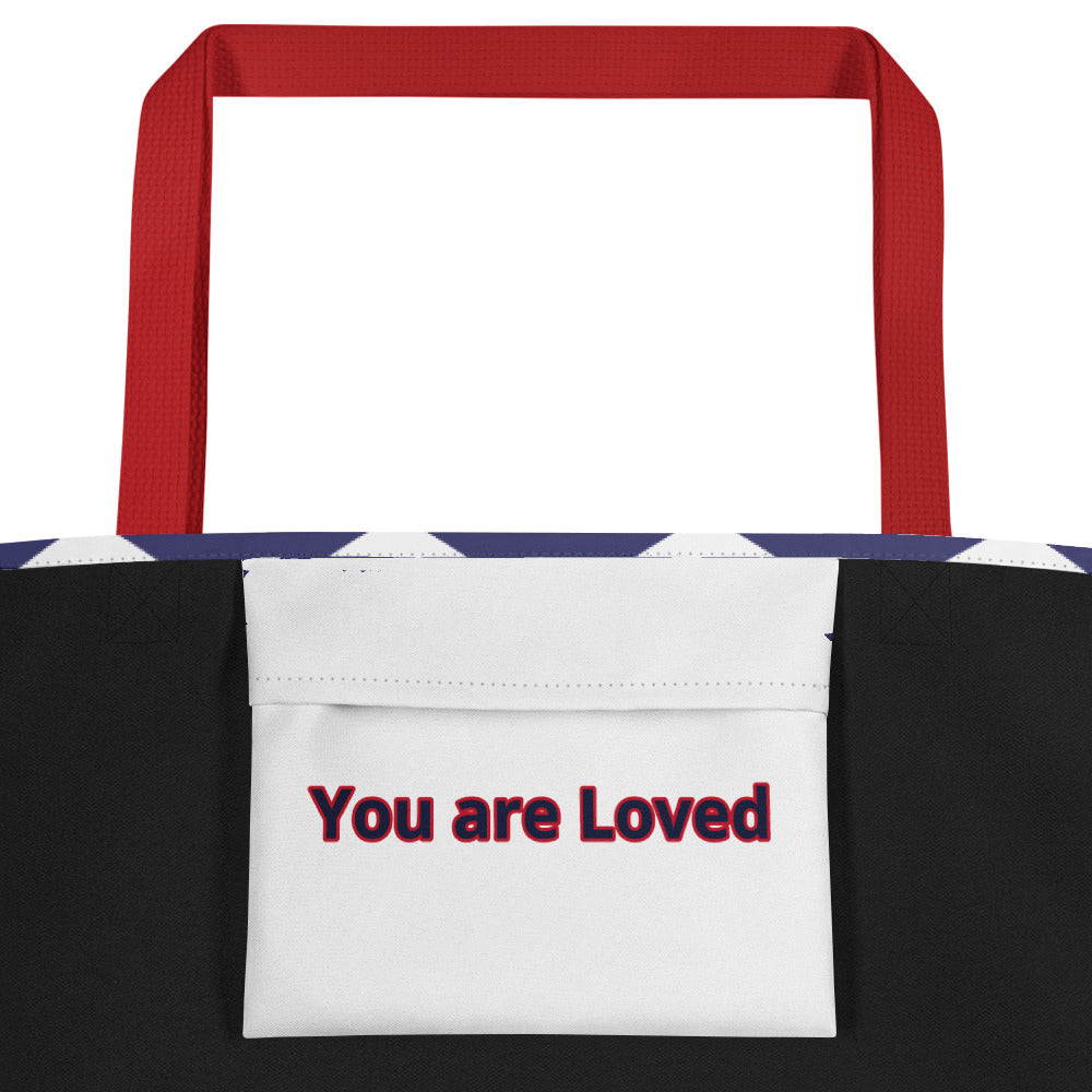 Large Patriotic Tote Bag