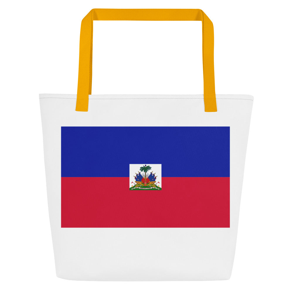 Haitian Flag Tote Bag