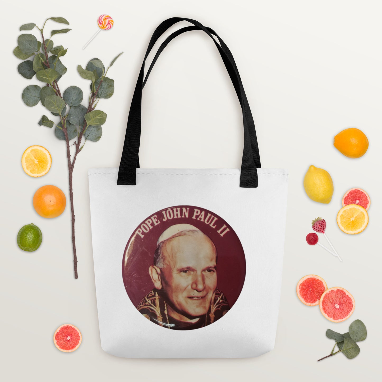 Pope St. John Paul II Tote Bag