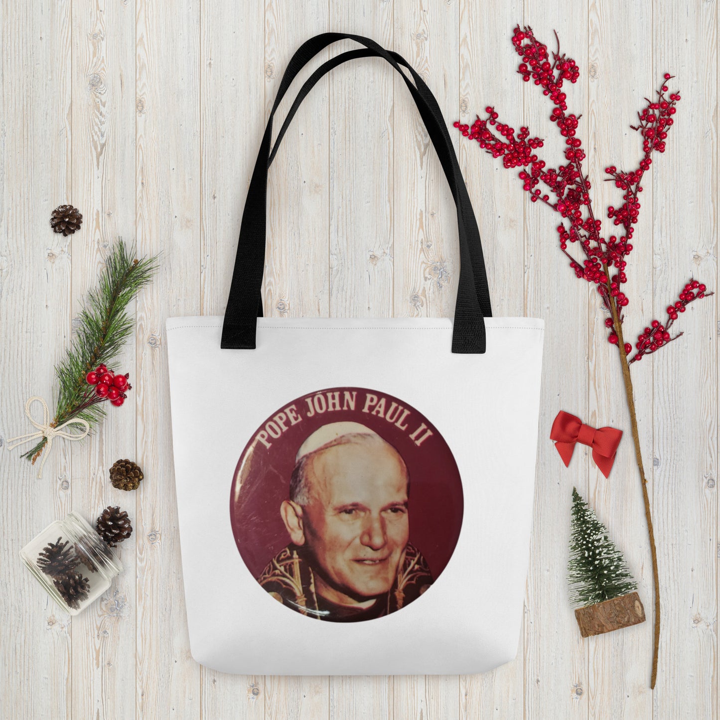 Pope St. John Paul II Tote Bag