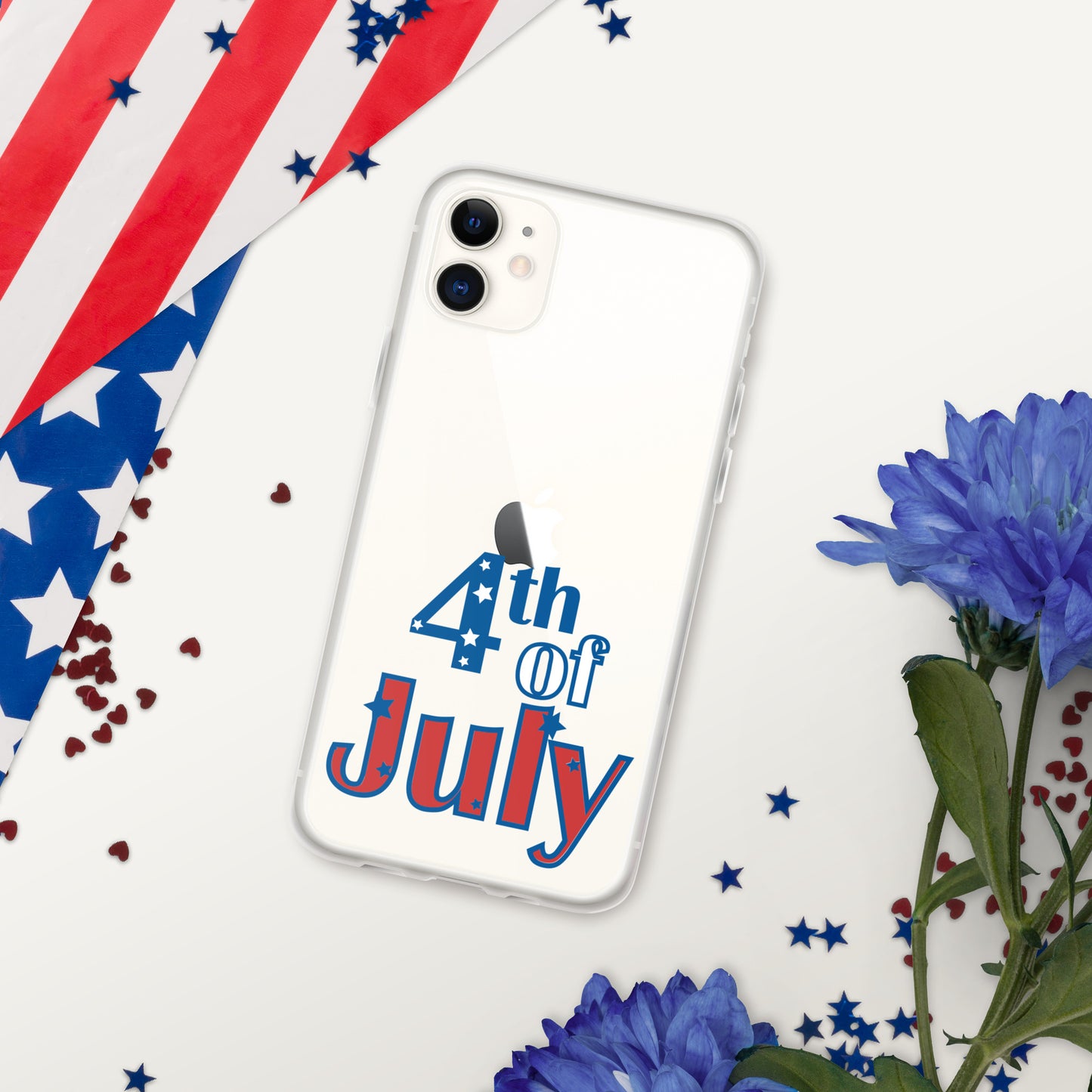 Patriotic Clear iPhone® Case