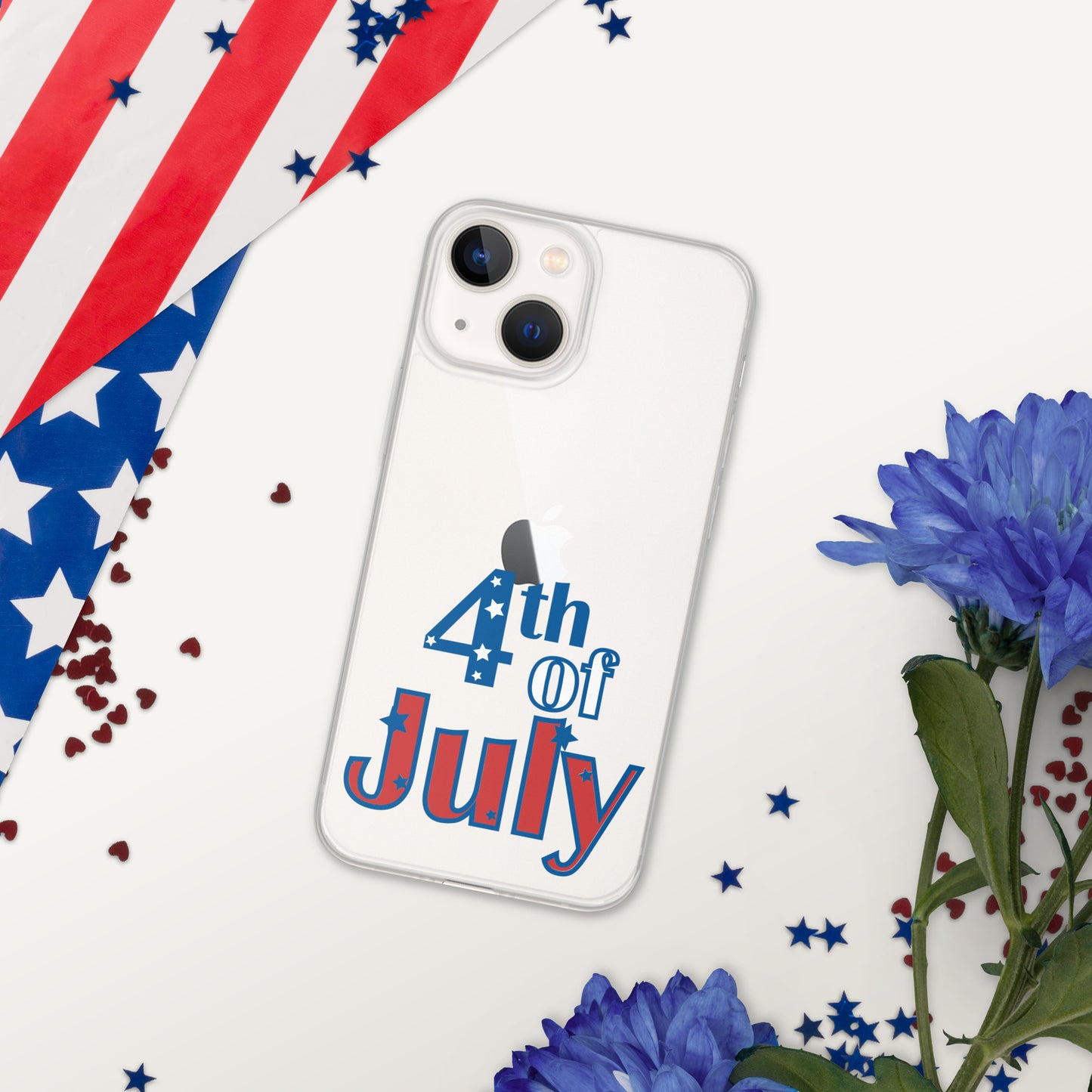 Patriotic Clear iPhone® Case
