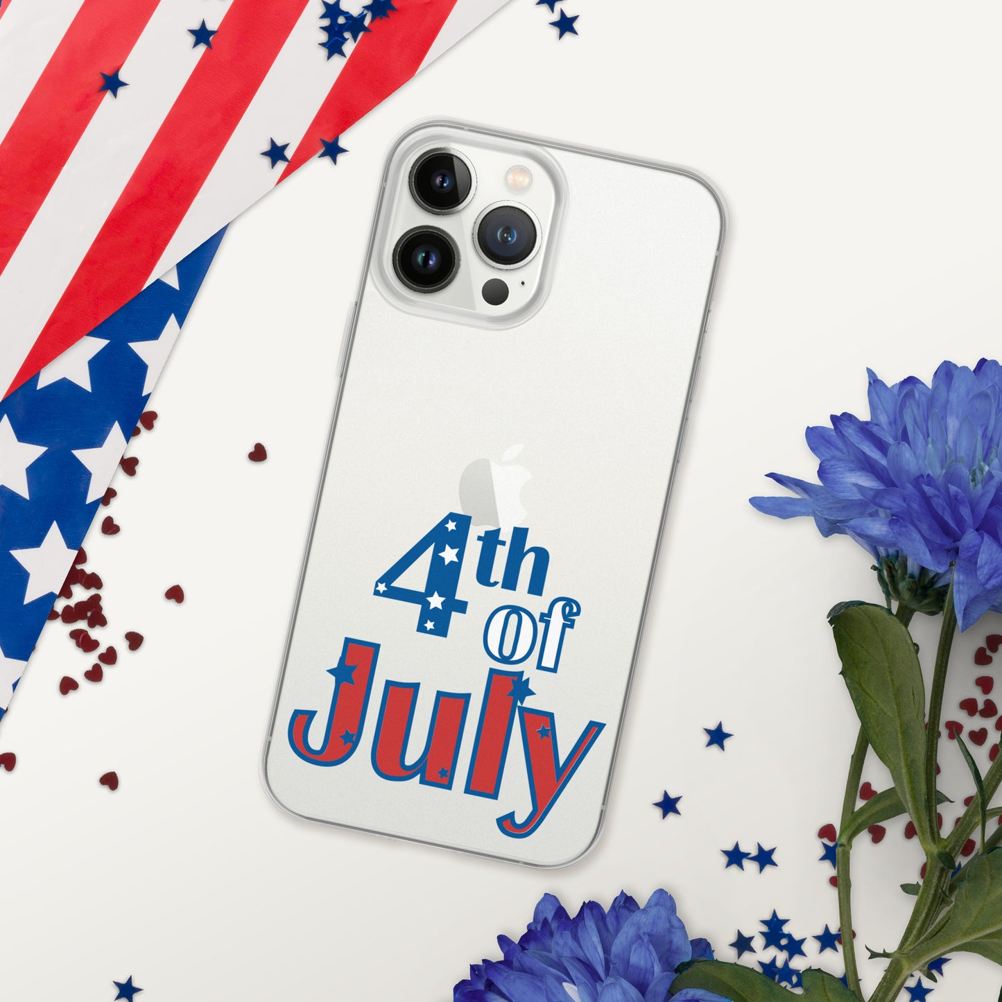 Patriotic Clear iPhone® Case