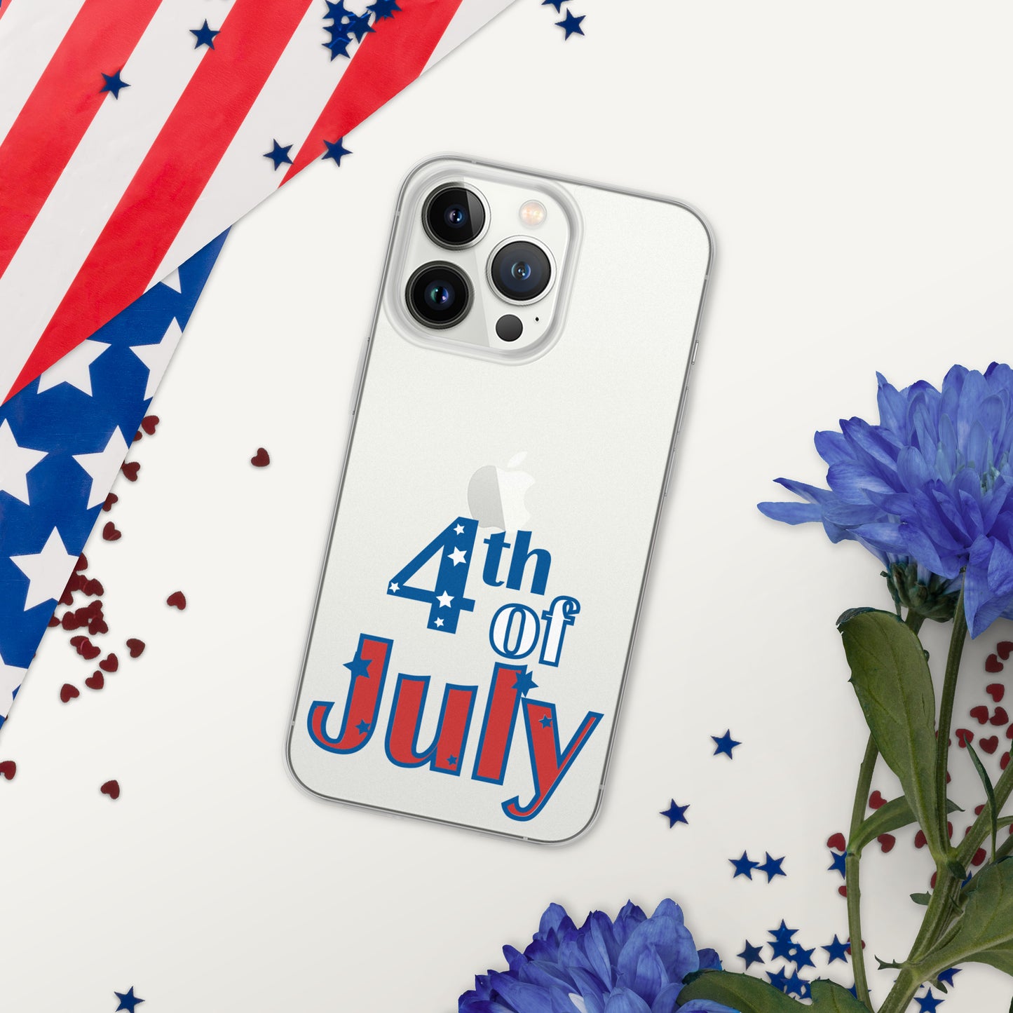 Patriotic Clear iPhone® Case