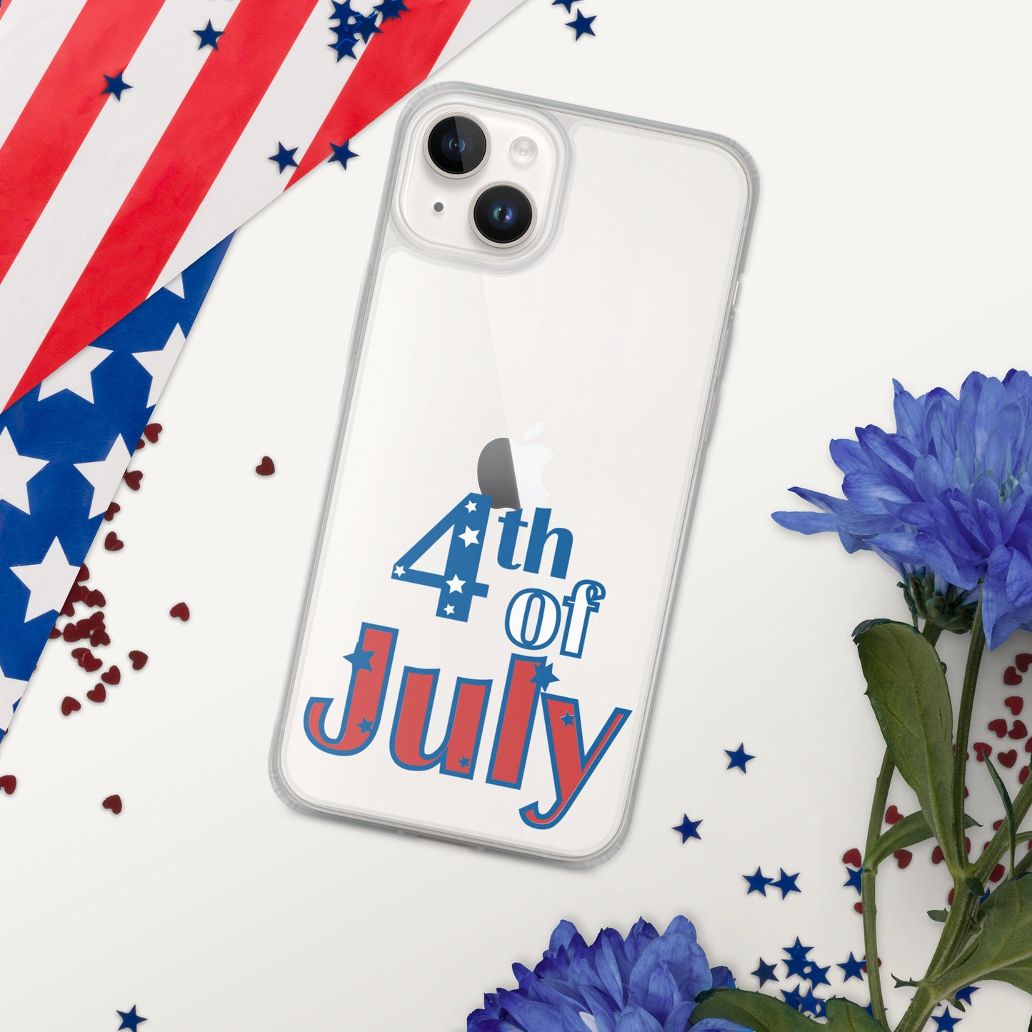 Patriotic Clear iPhone® Case