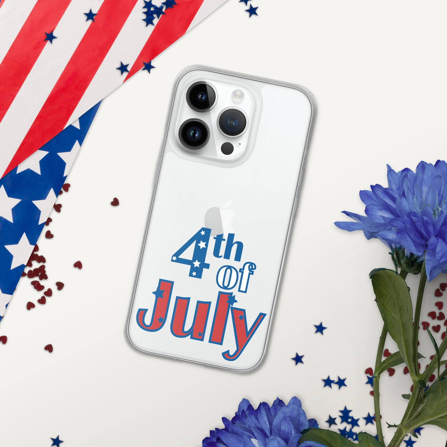 Patriotic Clear iPhone® Case