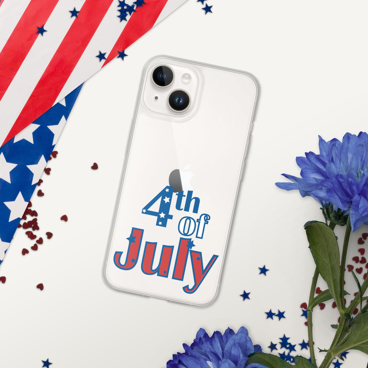 Patriotic Clear iPhone® Case