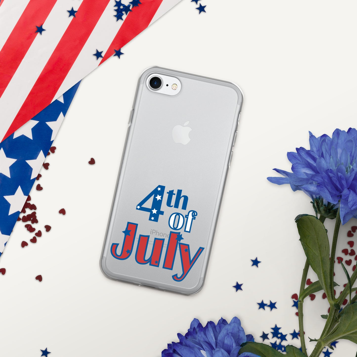 Patriotic Clear iPhone® Case