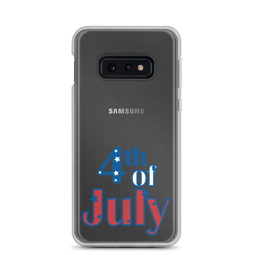 Patriotic Clear Samsung® Case