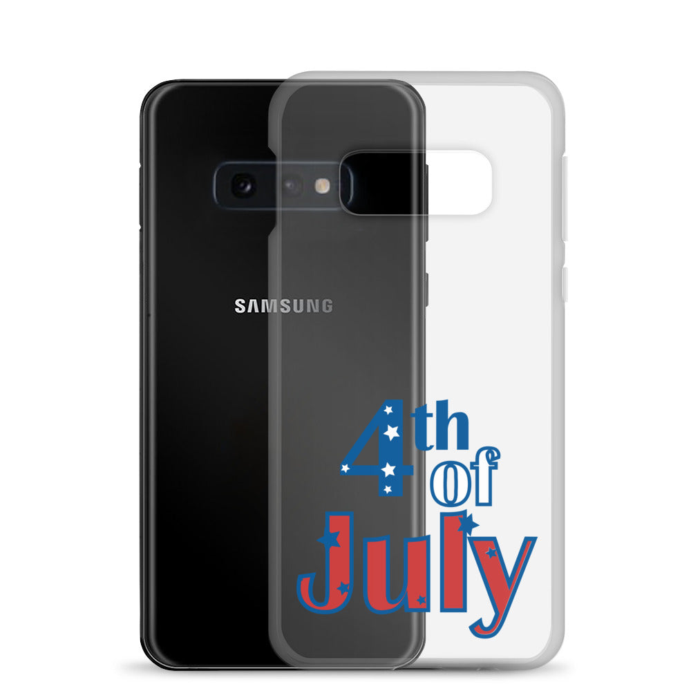 Patriotic Clear Samsung® Case