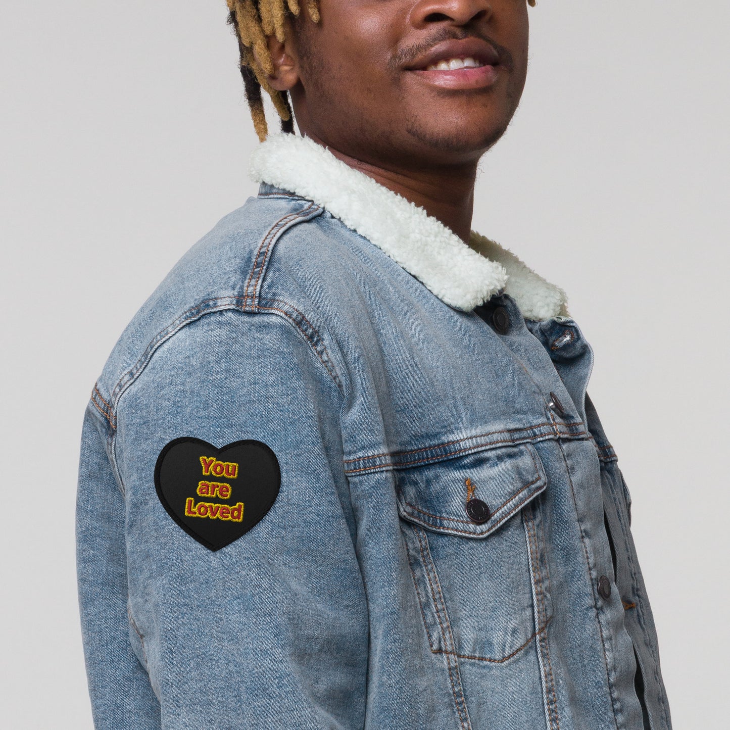 Embroidered Love Patch