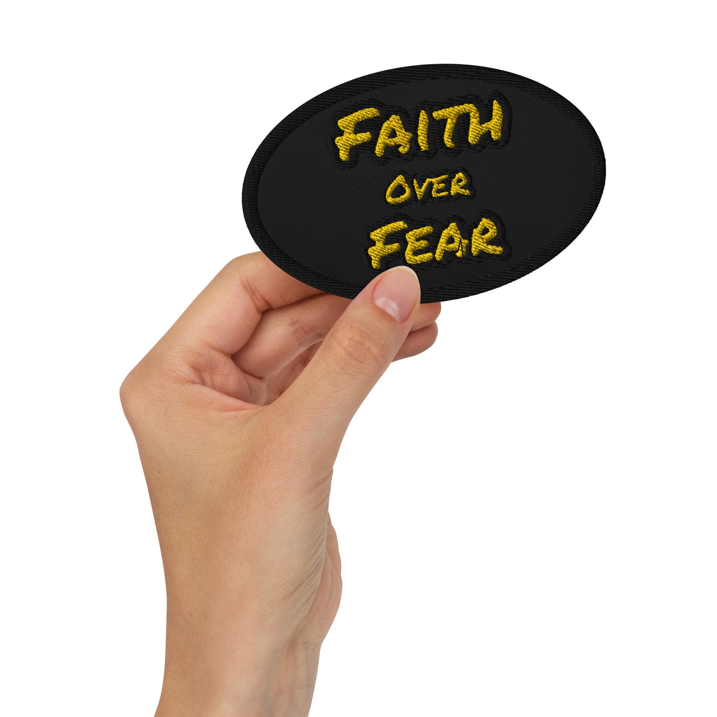Embroidered Faith Patch