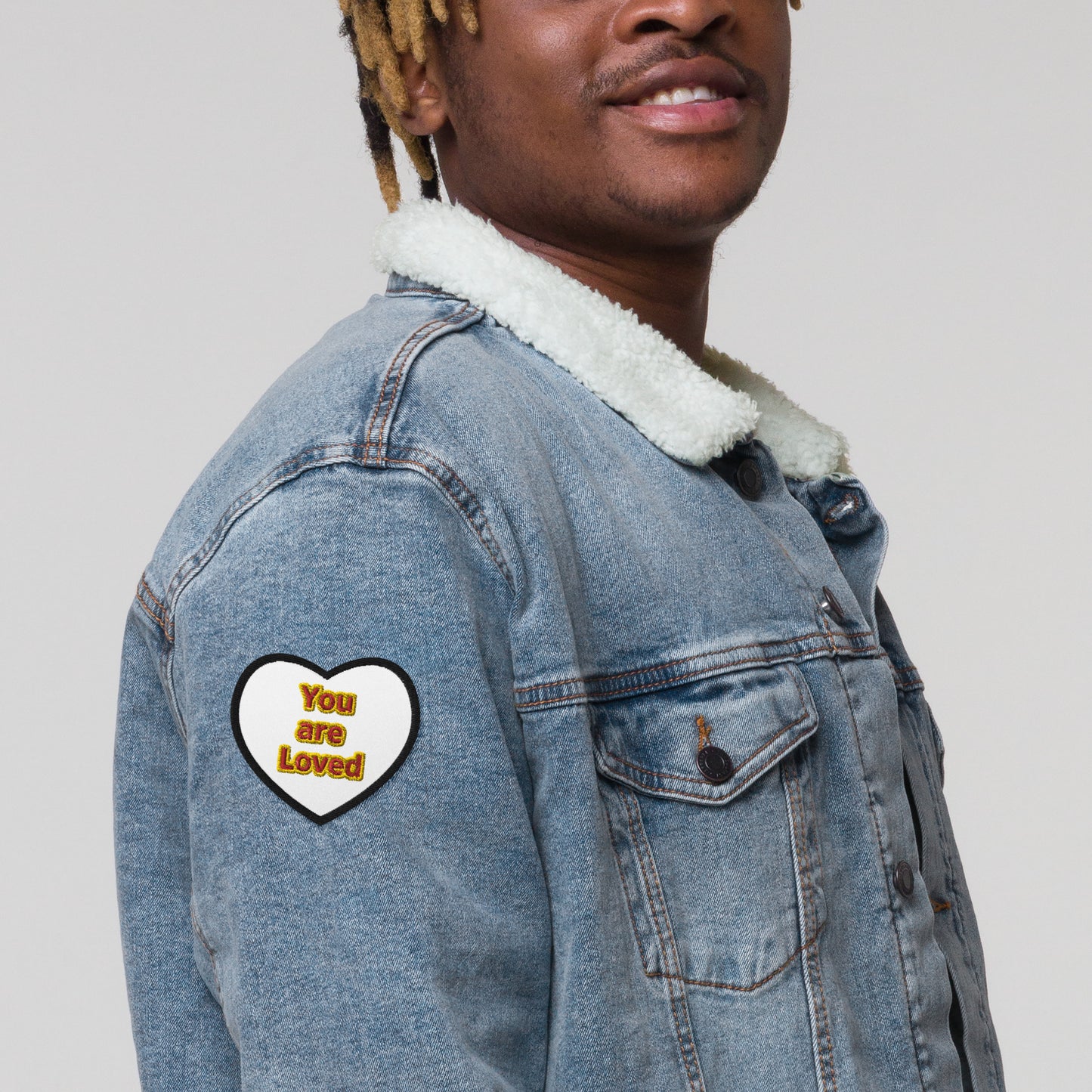 Embroidered Love Patch