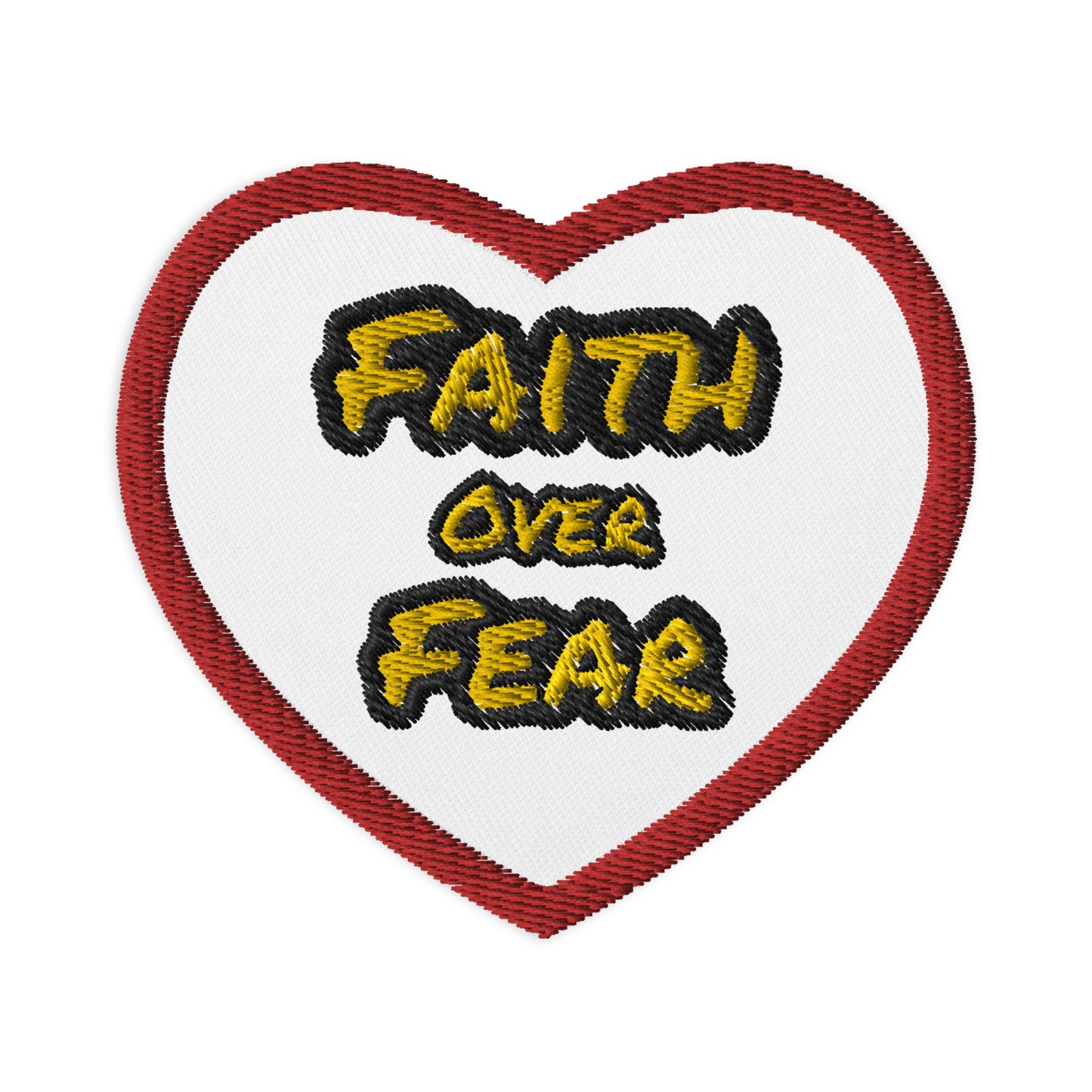 Embroidered Faith Patch