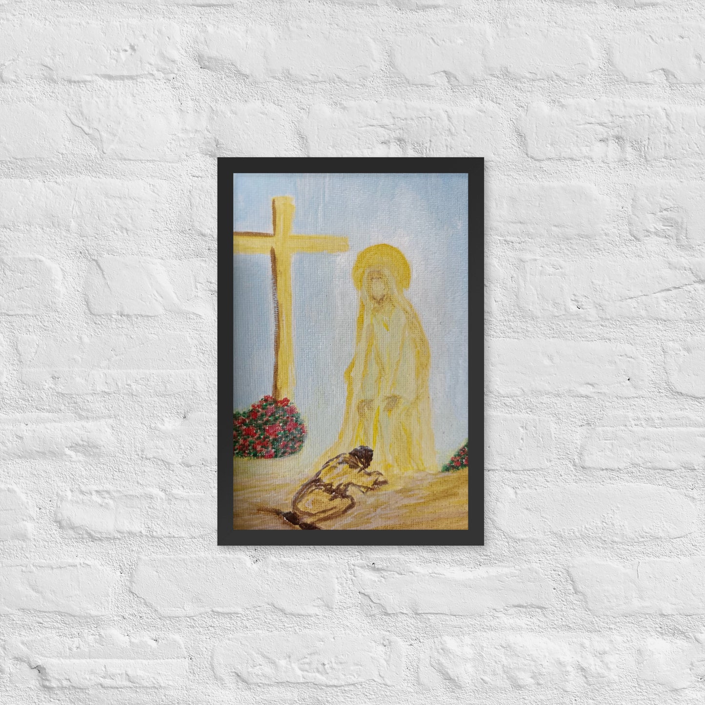 Framed poster