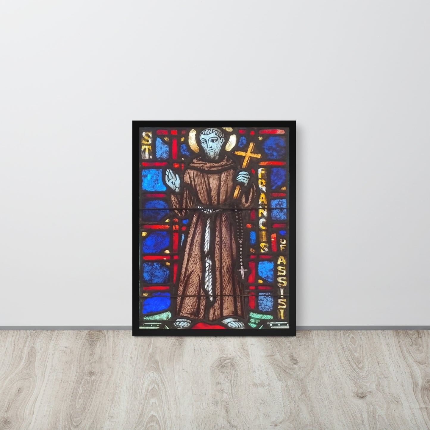 Framed St Francis of Assisi Poster