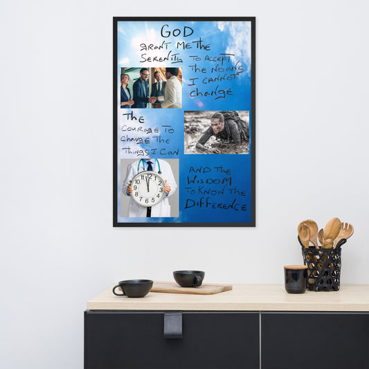 Framed Serenity Prayer Experience
