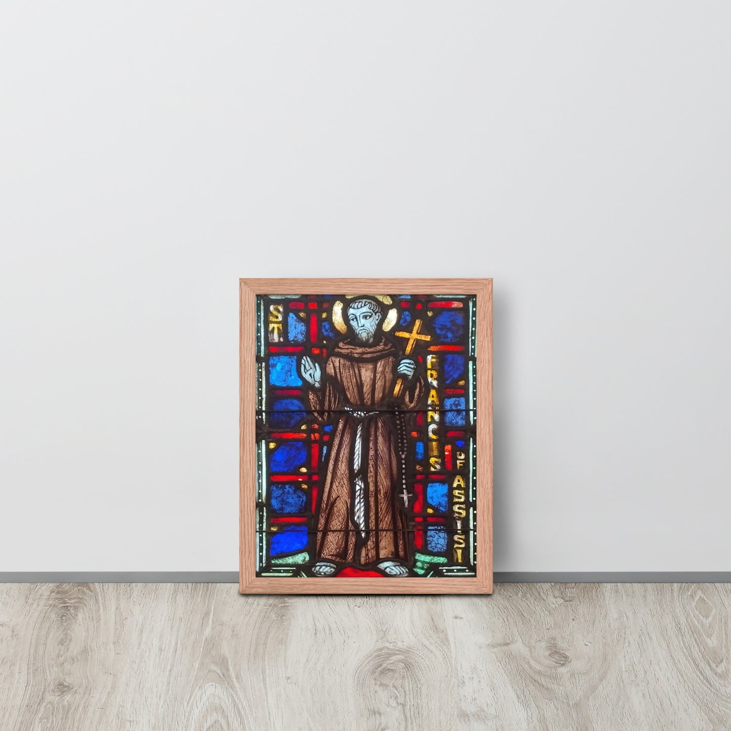 Framed St Francis of Assisi Poster