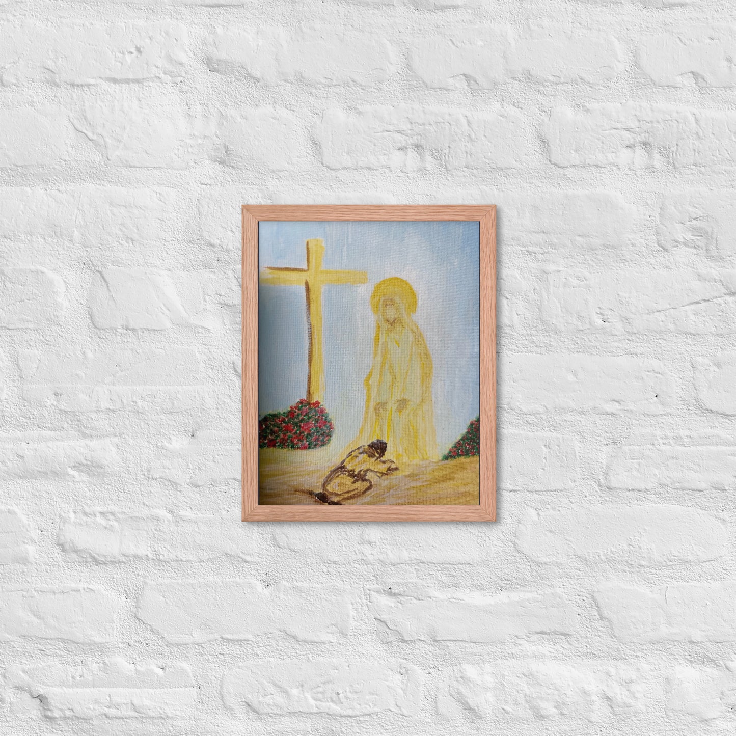 Framed poster