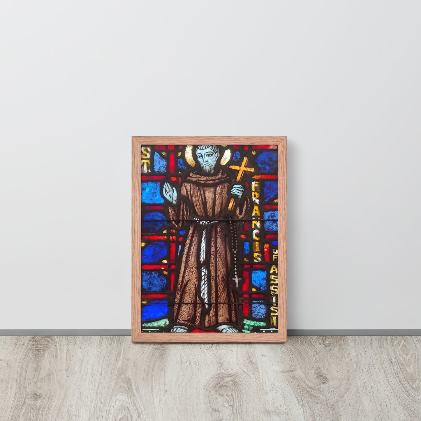 Framed St Francis of Assisi Poster