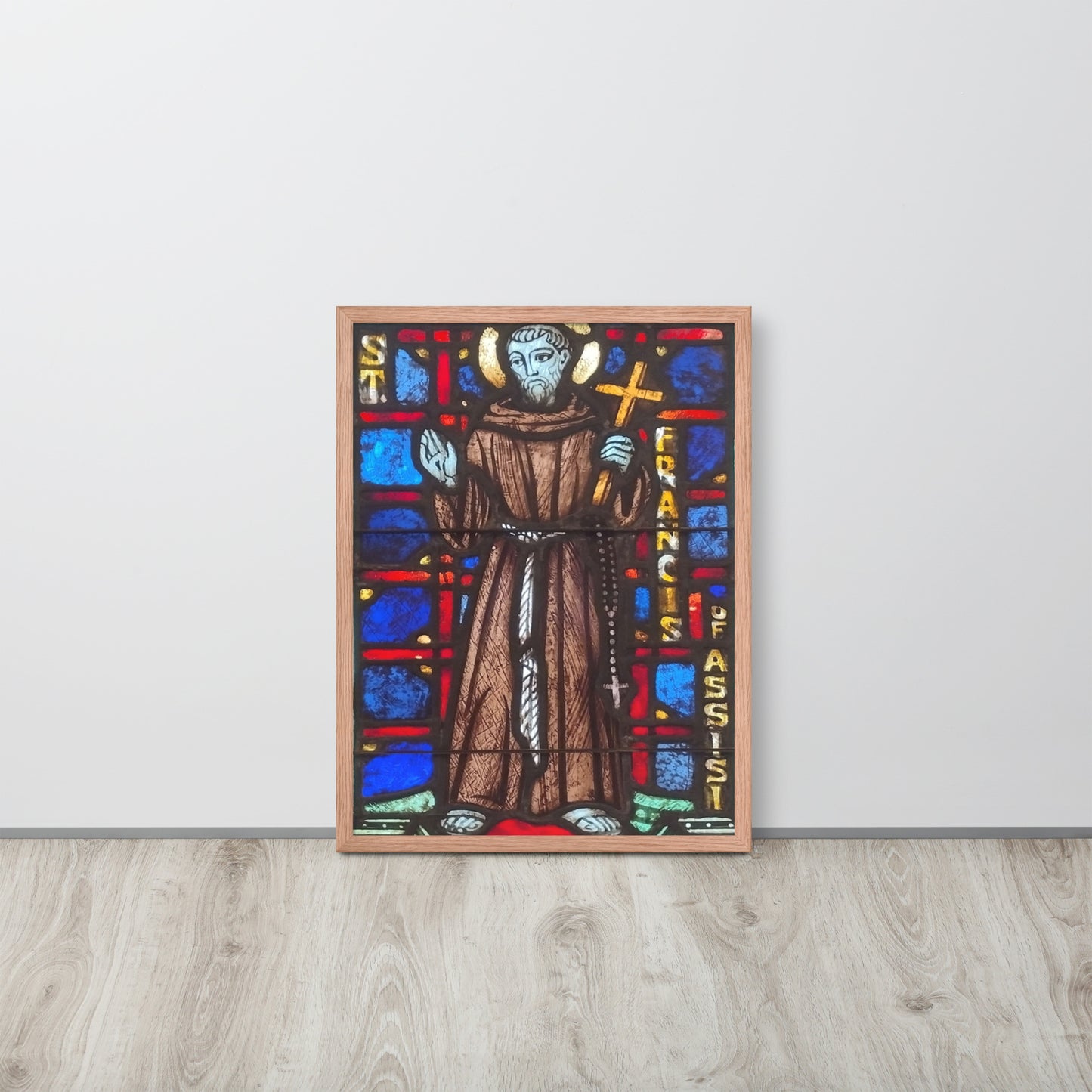 Framed St Francis of Assisi Poster