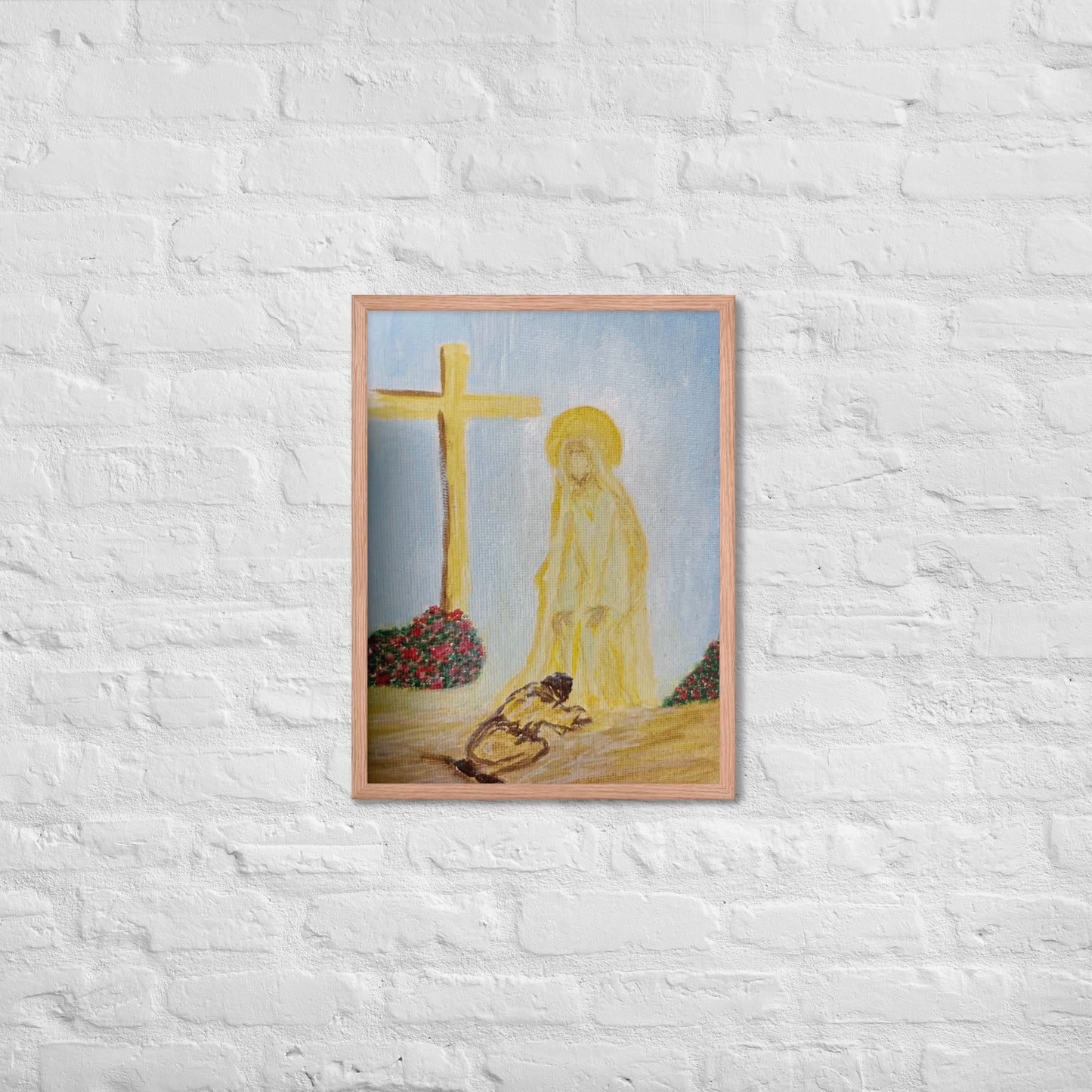 Framed poster
