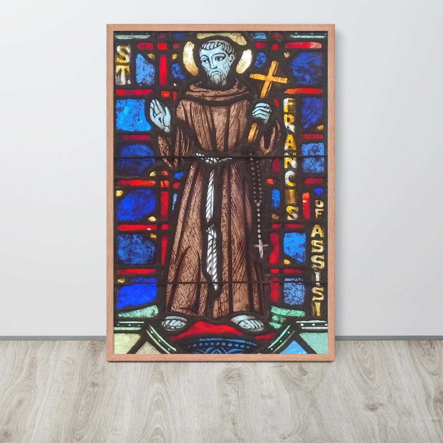 Framed St Francis of Assisi Poster