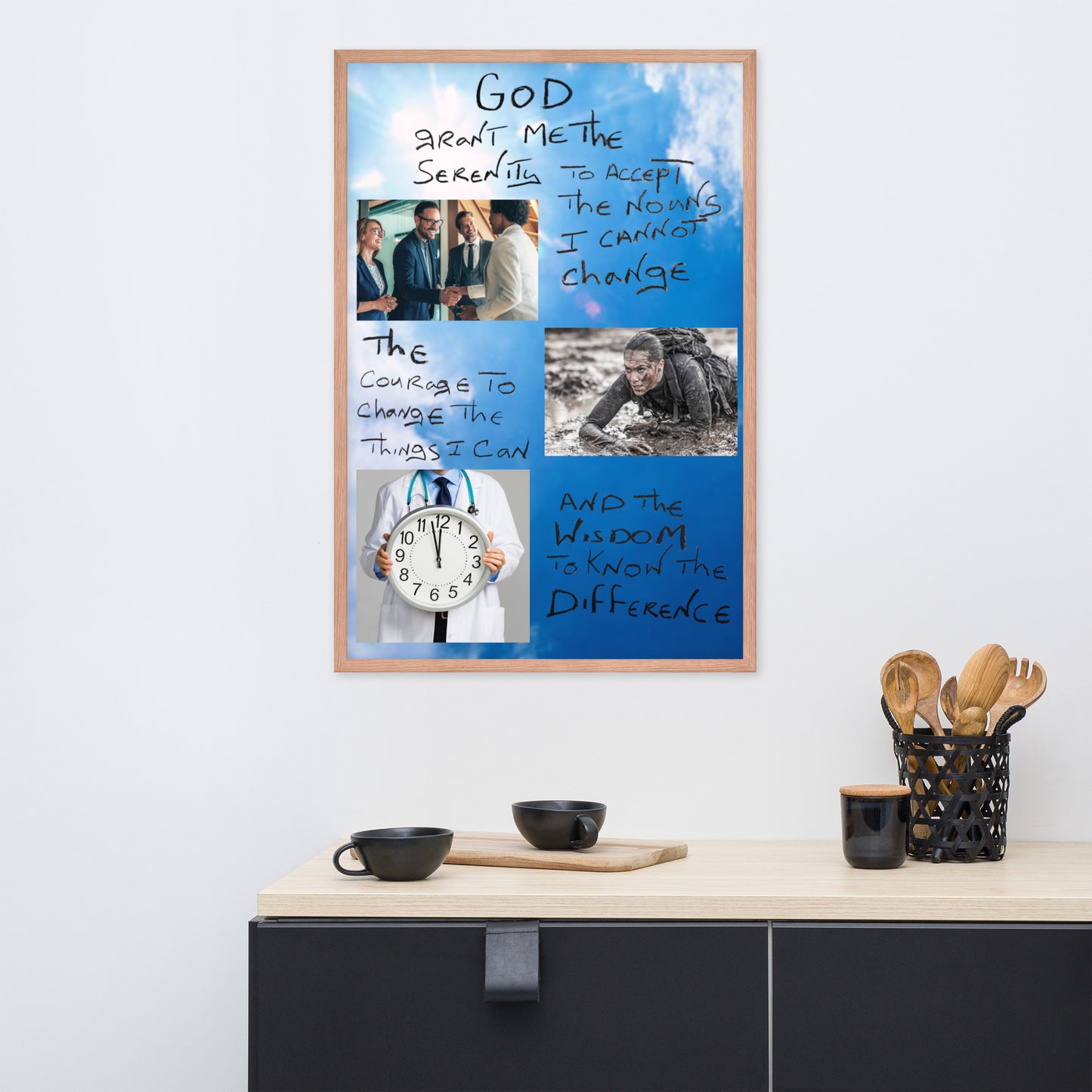 Framed Serenity Prayer Experience