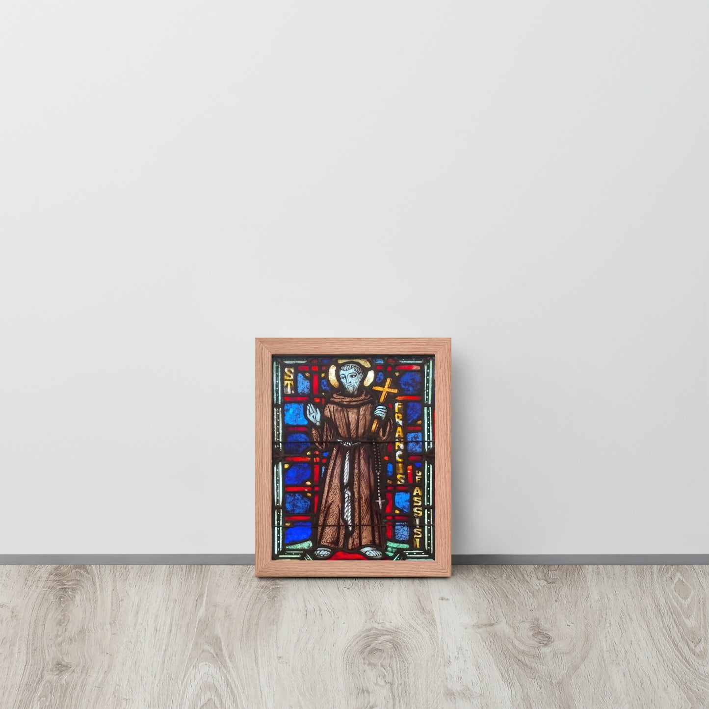 Framed St Francis of Assisi Poster