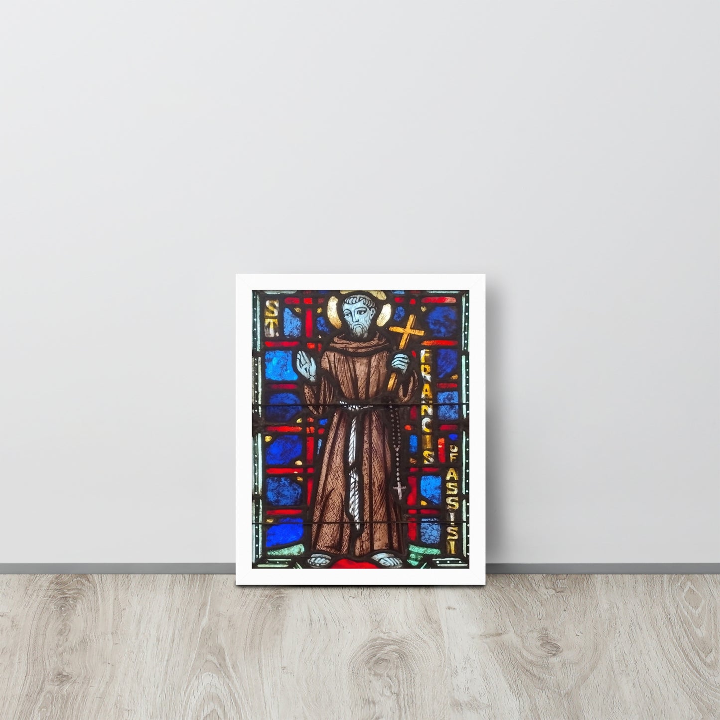 Framed St Francis of Assisi Poster