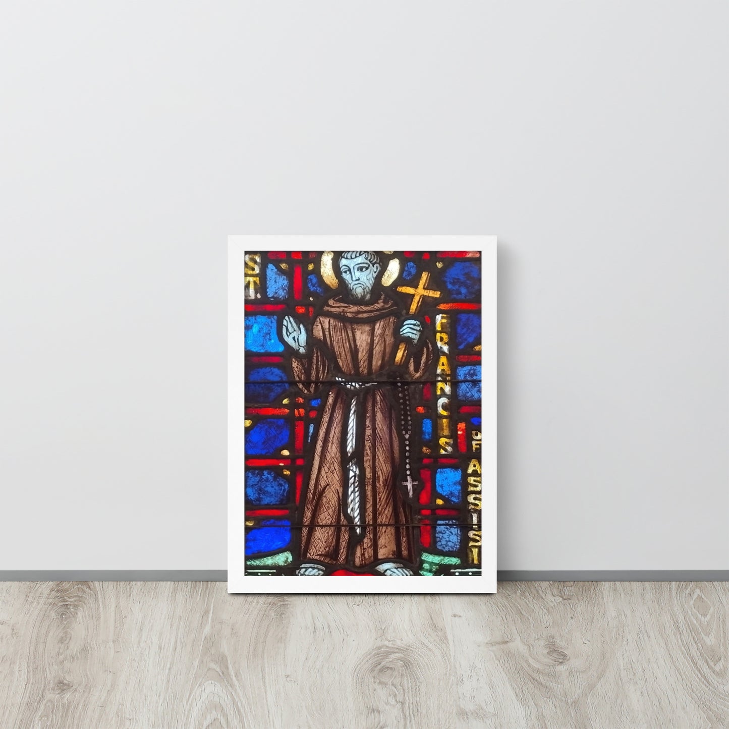 Framed St Francis of Assisi Poster