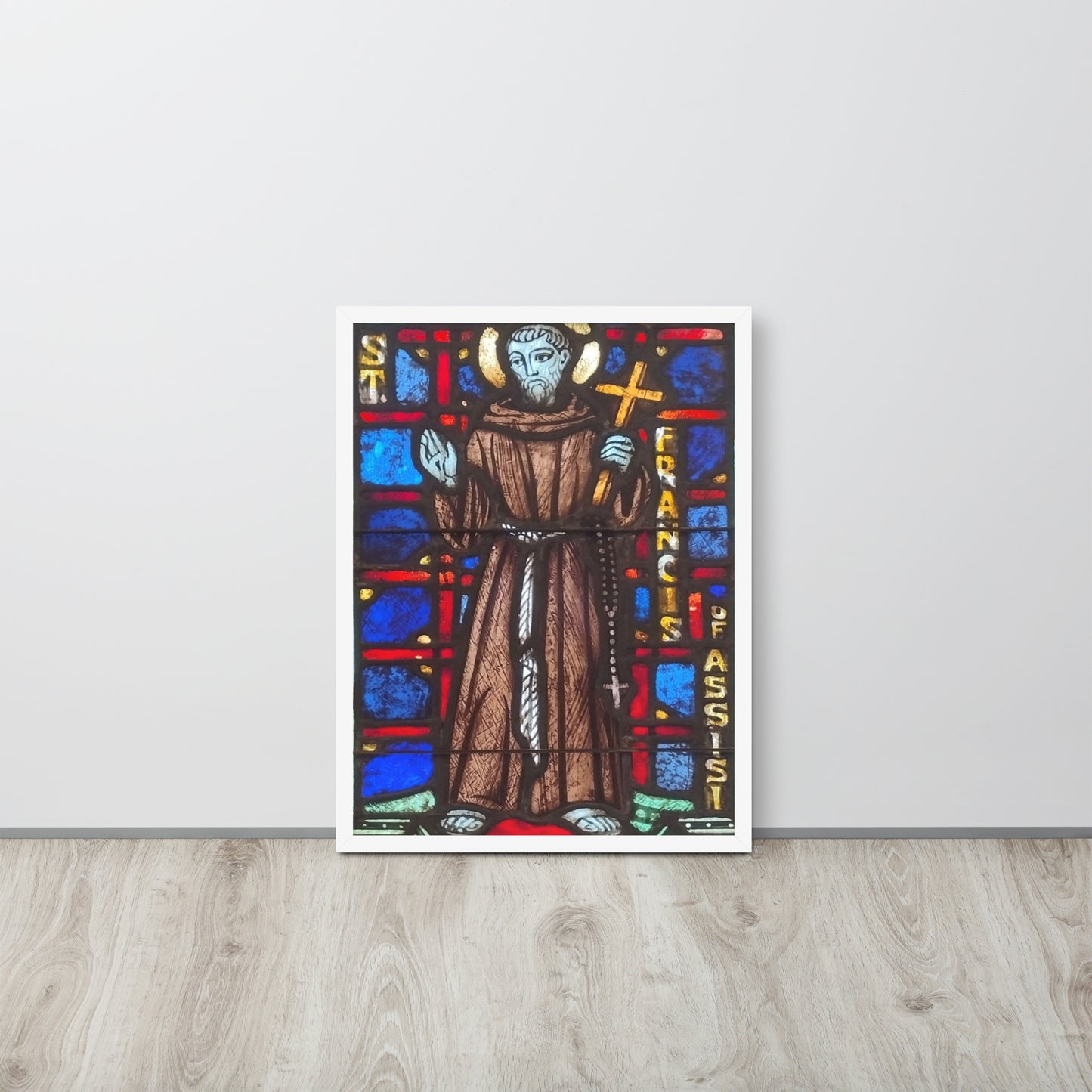 Framed St Francis of Assisi Poster