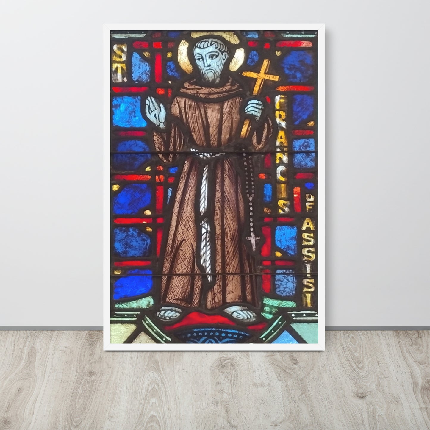 Framed St Francis of Assisi Poster