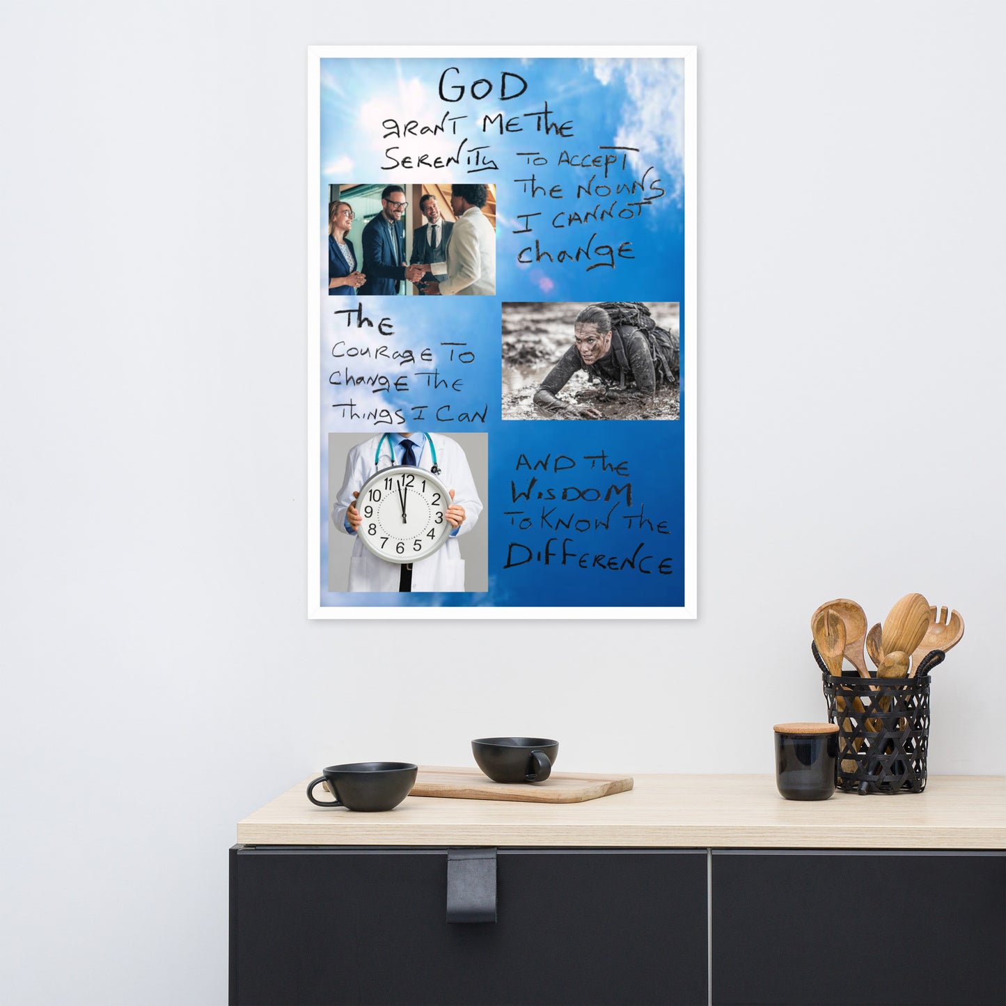 Framed Serenity Prayer Experience