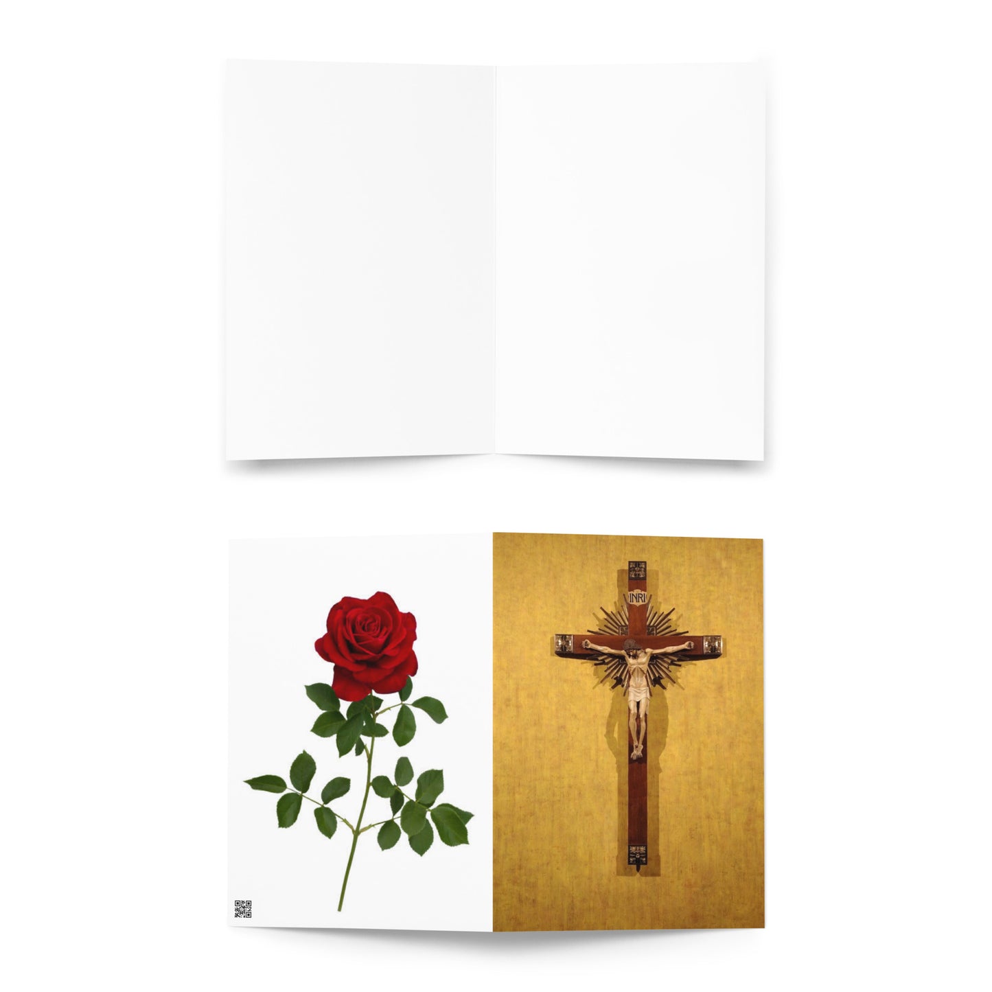 Crucifix Greeting Card