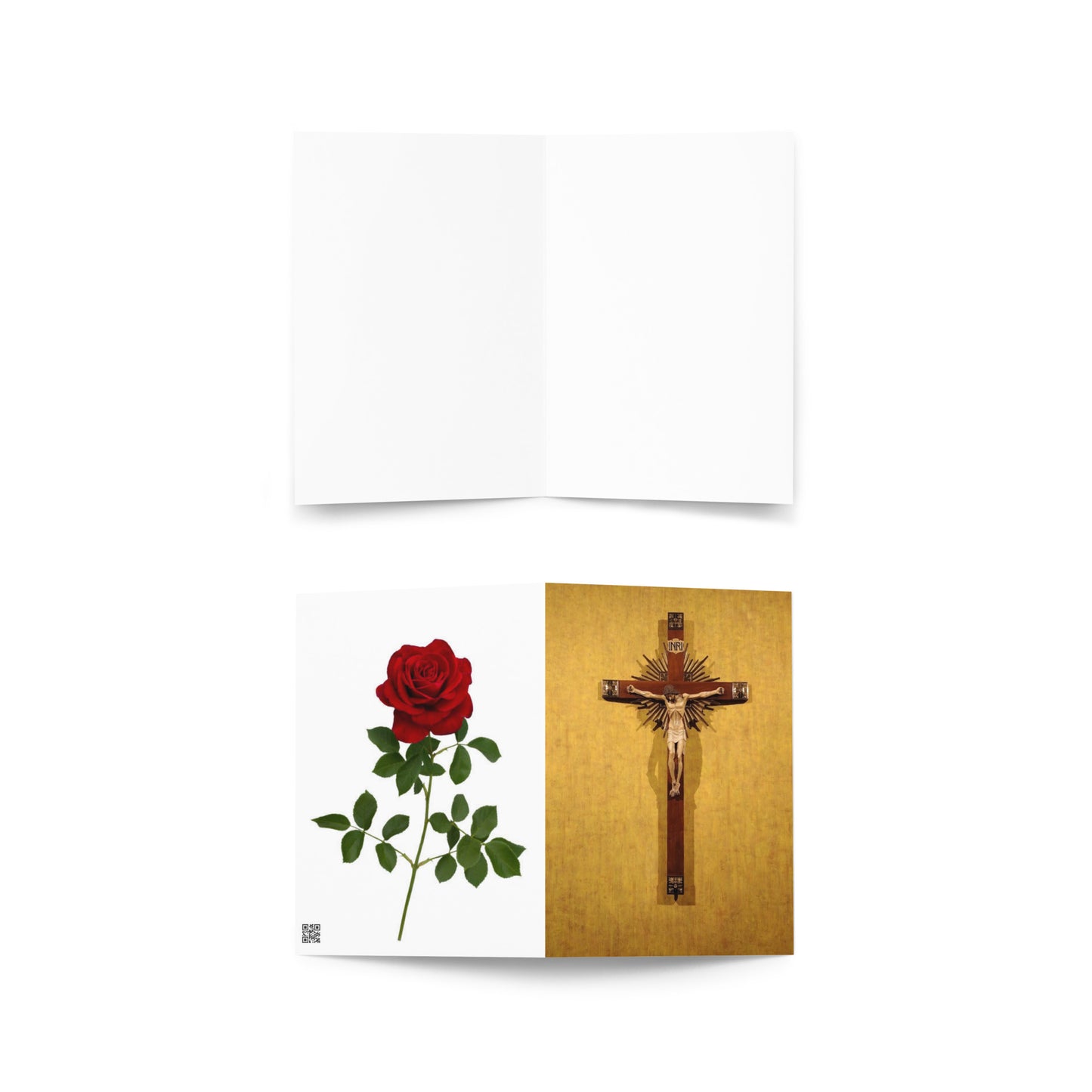 Crucifix Greeting Card