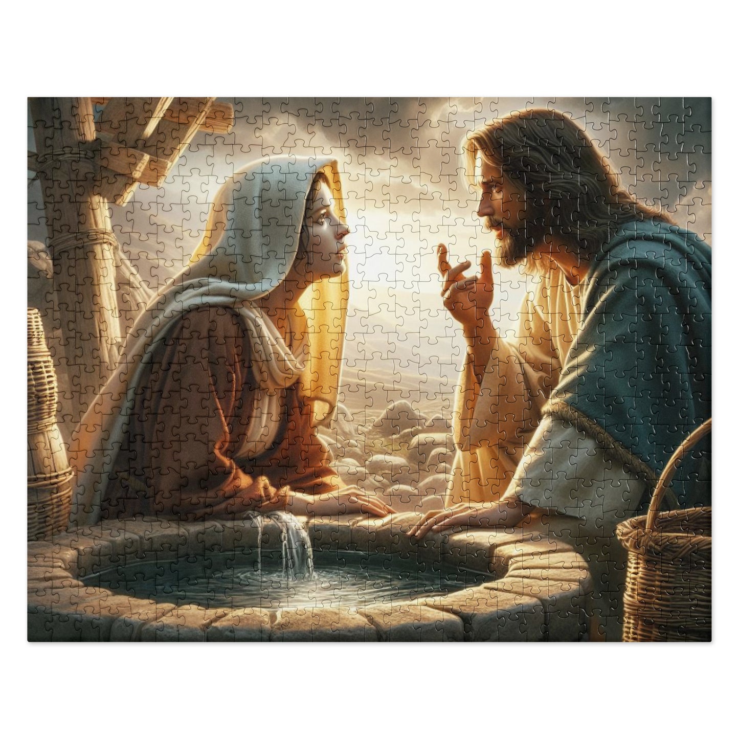 Jesus Talking with the Samaritan Woman Puzzle