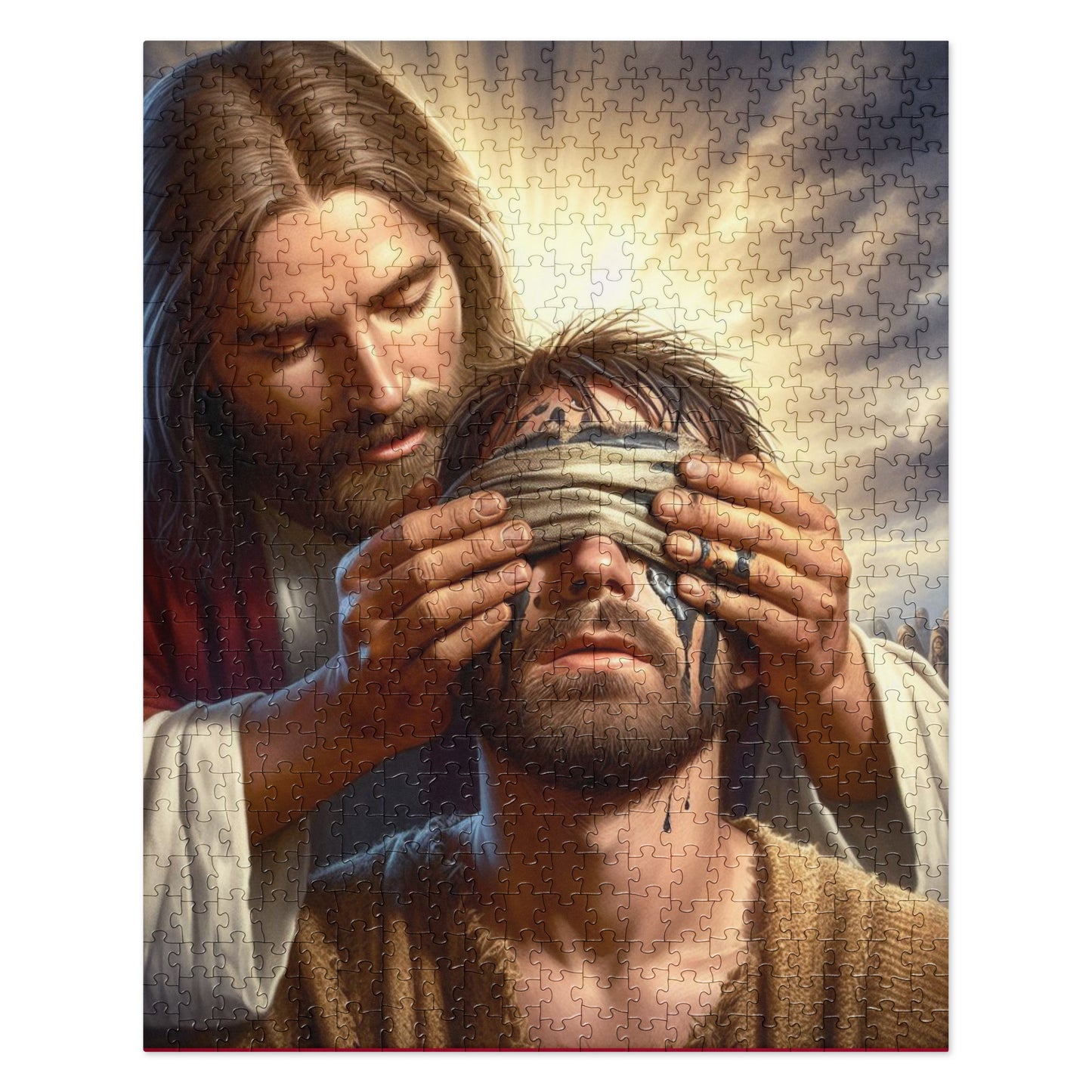 Healing the Man Born Blind Puzzle