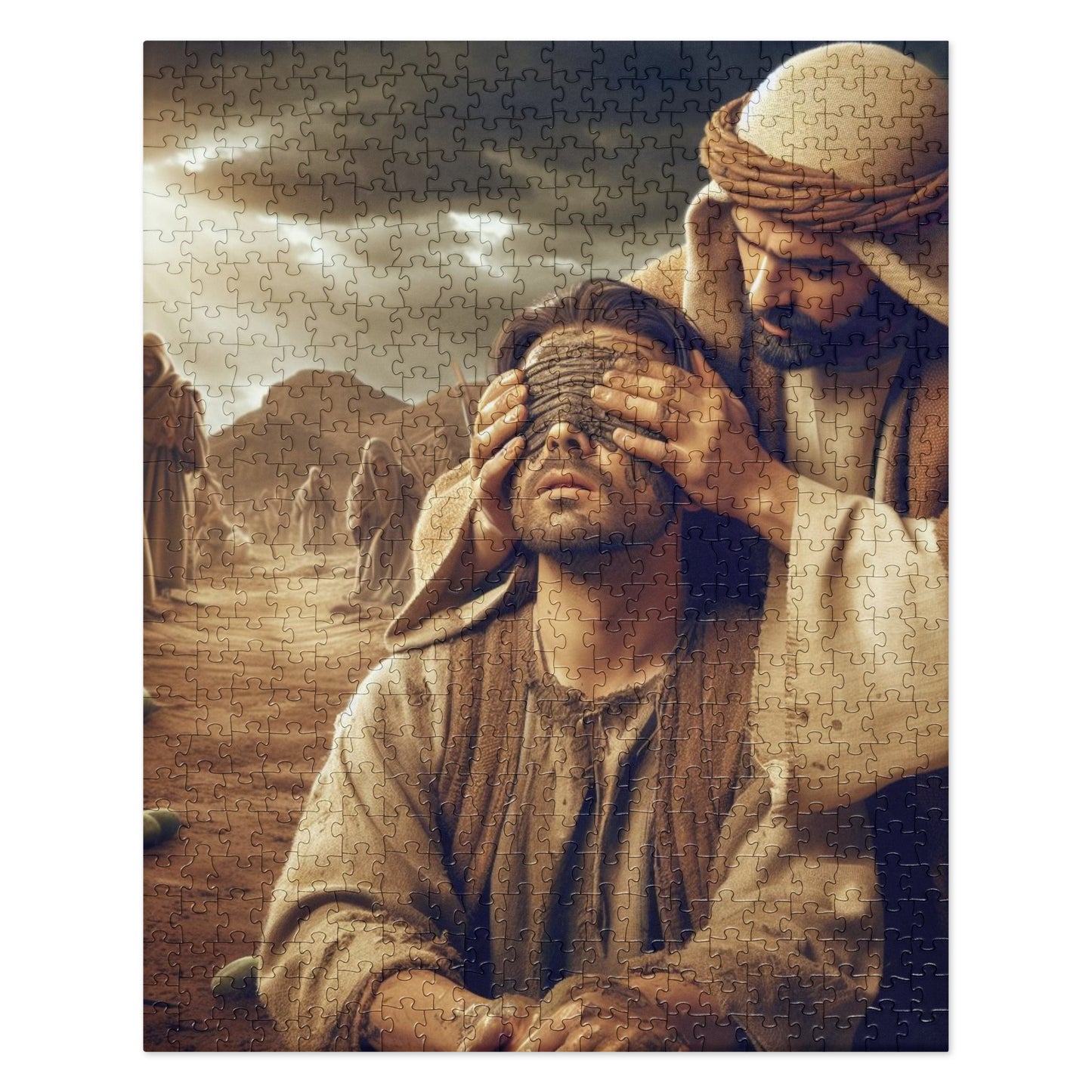Healing the Man Born Blind Puzzle